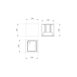 Архитектурная подсветка Outdoor O572WL-L20GR3K