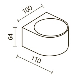 Архитектурная подсветка Outdoor O435WL-L5GF3K