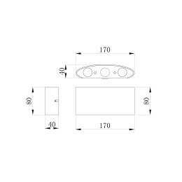 Архитектурная подсветка Outdoor O417WL-L6B3K