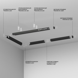 Комплектующие для встраиваемой трековой системы Technical TRA034D-CL-42S