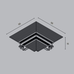 Комплектующие для встраиваемой трековой системы Technical TRA187CL-13B