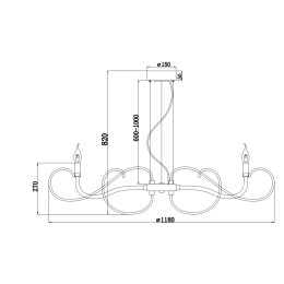 Люстра Maytoni MOD051PL-09TR