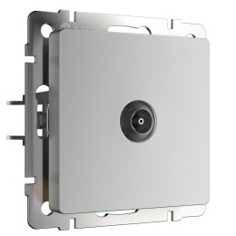 ТВ-розетка проходная серебряный W1184006