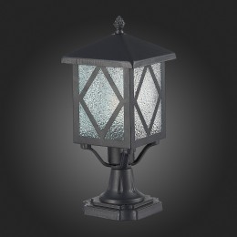 SL084.405.01 Светильник уличный наземный ST-Luce Черный/Черный, Прозрачный E27 1*60W LORNE