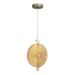 SL6141.313.01 Светильник подвесной ST-Luce бронза/янтарь LED 1*11W 4000K WASI