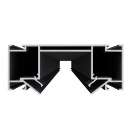 ST1047.429.02 Профиль для монтажа 48 под натяж. потолок ST-Luce Черный L2000мм (Заглуш внеш 2 в ком) SKYLINE 48+