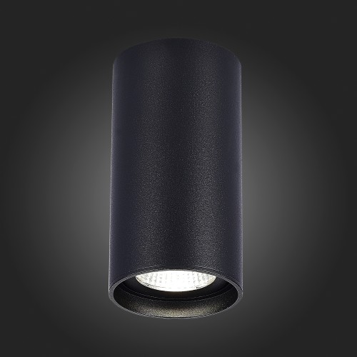 ST157.442.15 Светильник потолочный Черный LED 1*15W 4000K 1 200Lm Ra>90 60° IP44 D75xH140 220-265V Накладные светильники