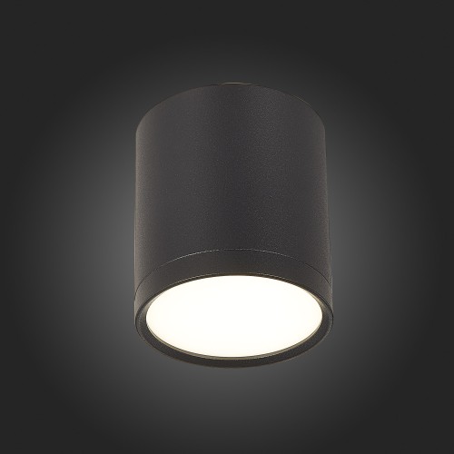 ST113.442.05 Светильник потолочный Черный LED 1*5W 4000K 390Lm Ra>90 120° IP20 D68xH75 170-240V Накладные светильники