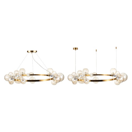 SL1165.303.24 Светильник подвесной ST-Luce Бронза/Коньячный G4 24*5W NECTON