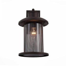 SL080.401.01 Светильник уличный настенный ST-Luce Темный кофе/Прозрачный, Темный кофе E27 1*60W LASTERO