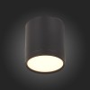 ST113.432.05 Светильник потолочный Черный LED 1*5W 3000K 390Lm Ra>90 120° IP20 D68xH75 170-240V Накладные светильники