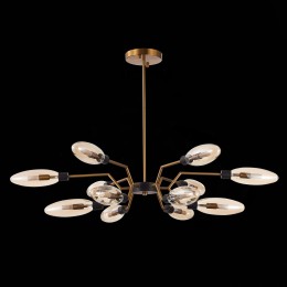 SL1174.303.12 Люстра потолочная ST-Luce Латунь/Коньячный G9 12*5W DESIMA