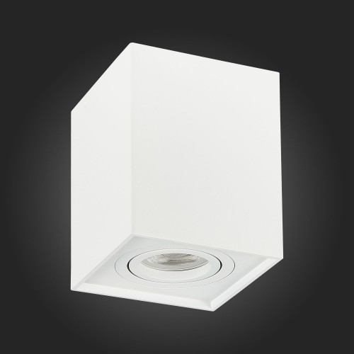 ST109.507.01 Светильник потолочный Белый GU10 1*50W  L100xW100xH123 220V Без ламп Накладные светильники