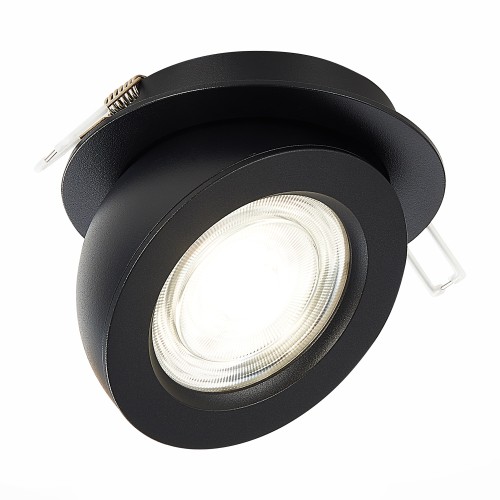 ST654.448.10 Св-к встр. Черный LED 1*10W 4000K 850Lm Ra>90 38° IP20 D109xH60 180-240V Встраиваемые светильники