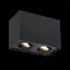 ST109.407.02 Светильник потолочный Черный GU10 2*50W L181xW100xH123 220V Без ламп Накладные светильники