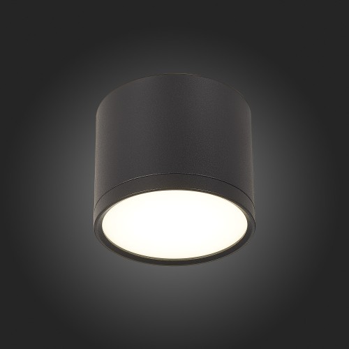 ST113.442.09 Светильник потолочный Черный LED 1*9W 4000K 702Lm Ra>90 120° IP20 D88xH75 170-240V Накладные светильники