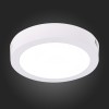 ST112.532.12 Светильник настенно-потолочный Белый LED 1*12W 3000K 715Lm Ra80 120° IP20 D160xH28 90-2 Накладные светильники