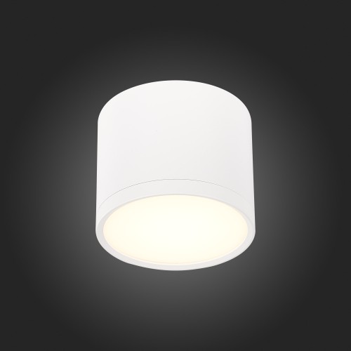 ST113.532.09 Светильник потолочный Белый LED 1*9W 3000K 702Lm Ra>90 120° IP20 D88xH75 170-240V Накладные светильники