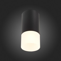 ST100.412.01 Светильник потолочный Черный GU10 1*50W IP20 D64xH131 220V Без ламп Накладные светильники