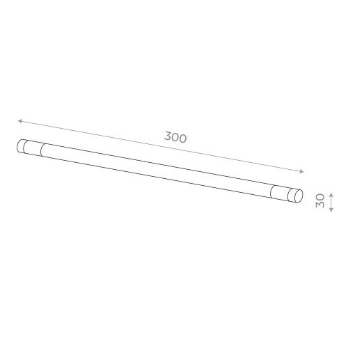 ST1653.409.00 Модуль токоподводящий ST-Luce Черный TECHNO