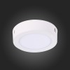 ST112.532.06 Светильник настенно-потолочный Белый LED 1*6W 3000K 330Lm Ra80 120° IP20 D110xH28 90-26 Накладные светильники