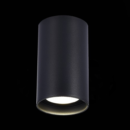 ST157.442.20 Светильник потолочный Черный LED 1*20W 4000K 1 600Lm Ra>90 60° IP44 D95xH150 220-265V Накладные светильники