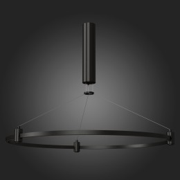 ST025.403.00 Шинопровод-кольцо FARM с подвесами и основанием под блок питания ST-Luce Черный FARM