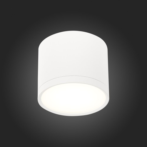 ST113.542.09 Светильник потолочный Белый LED 1*9W 4000K 702Lm Ra>90 120° IP20 D88xH75 170-240V Накладные светильники