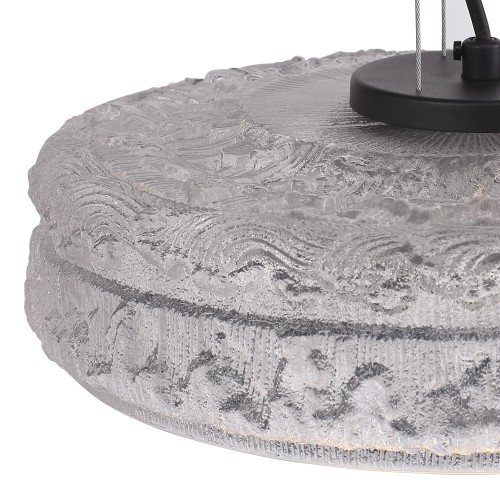 SL6143.403.01 Светильник подвесной ST-Luce черный/прозрачный LED 1*15W 4000K ANTIKE