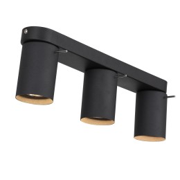 SL597.401.03 Спот ST-Luce Черный, Хром/Черный GU10 LED 3*3W Потолочные светильники