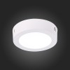 ST112.542.06 Светильник настенно-потолочный Белый LED 1*6W 4000K 370Lm Ra80 120° IP20 D110xH28 90-26 Накладные светильники