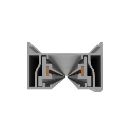 ST001.519.00 Шинопровод однофазный накладной  ST-Luce Белый Длина 1 000мм BASE