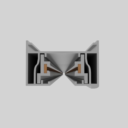 ST001.519.00 Шинопровод однофазный накладной  ST-Luce Белый Длина 1 000мм BASE