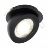 ST654.438.10 Св-к встр. Черный LED 1*10W 3000K 850Lm Ra>90 38° IP20 D109xH60 180-240V Встраиваемые светильники