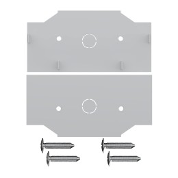 ST1047.589.02 Торцевая заглушка (внешняя 2шт)  ST-Luce Белый SKYLINE 48+