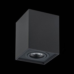 ST109.407.01 Светильник потолочный Черный GU10 1*50W  L100xW100xH123 220V Без ламп Накладные светильники