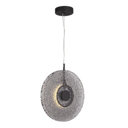 SL6142.413.01 Светильник подвесной ST-Luce черный/дымчатый LED 1*8W 4000K ALUMNO