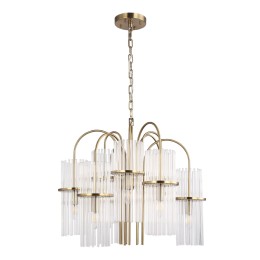 SL6145.303.09 Светильник подвесной ST-Luce латунь/прозрачный E14 9*40W TASSE
