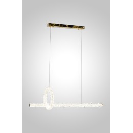 Люстра подвесная OVALE GD D1000+300 цвет - золото