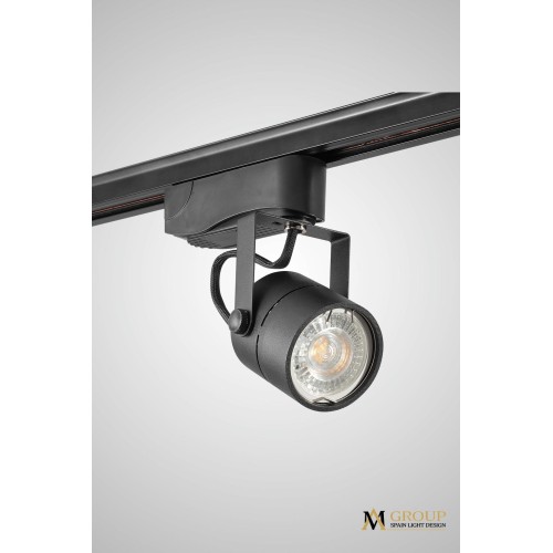 Однофазный трековый светильник AM Group AM232 BK