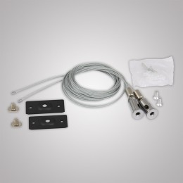 Подвесной трос для накладного шинопровода черный, AM549 BK