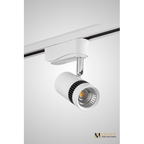 Однофазный трековый светильник светодиодный AM Group AM230 WH 4000K