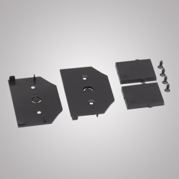 Торцевая заглушка черный, AM555 BK