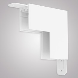 Угловой соединитель внутренний для накладного шинопровода белый, AM544 WH SMART