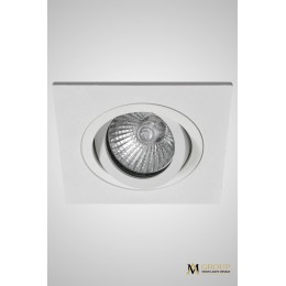 Поворотный встраиваемый точечный светильник AM Group AM123 WH