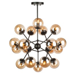 Люстра на штанге со стеклянными шариками AM Group AM258-18