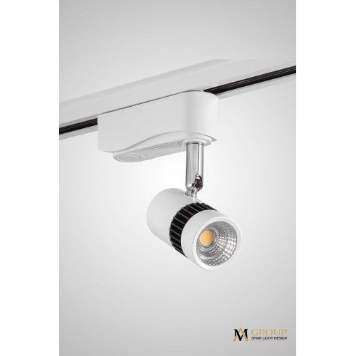 Однофазный трековый светильник светодиодный AM Group AM229 WH 4000K