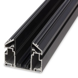Трековый шинопровод + Закладной профиль для натяжного потолка ПВХ 3М ЧЕРНЫЙ, AM539 3M BK SMART