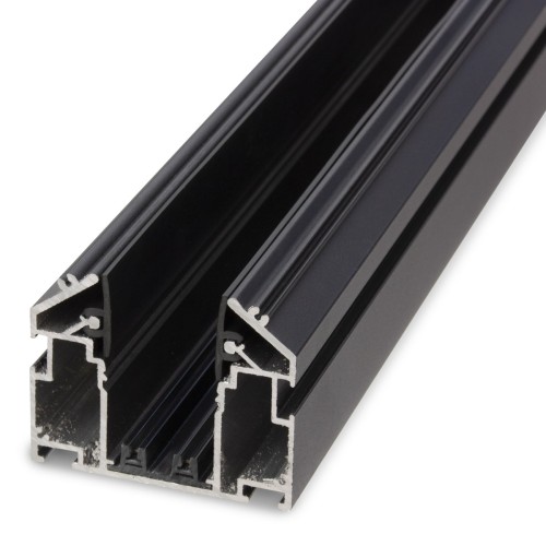 Трековый шинопровод + Закладной профиль для натяжного потолка ПВХ 3М ЧЕРНЫЙ, AM539 3M BK SMART