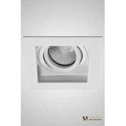 Поворотный встраиваемый точечный светильник AM Group AM165 WH